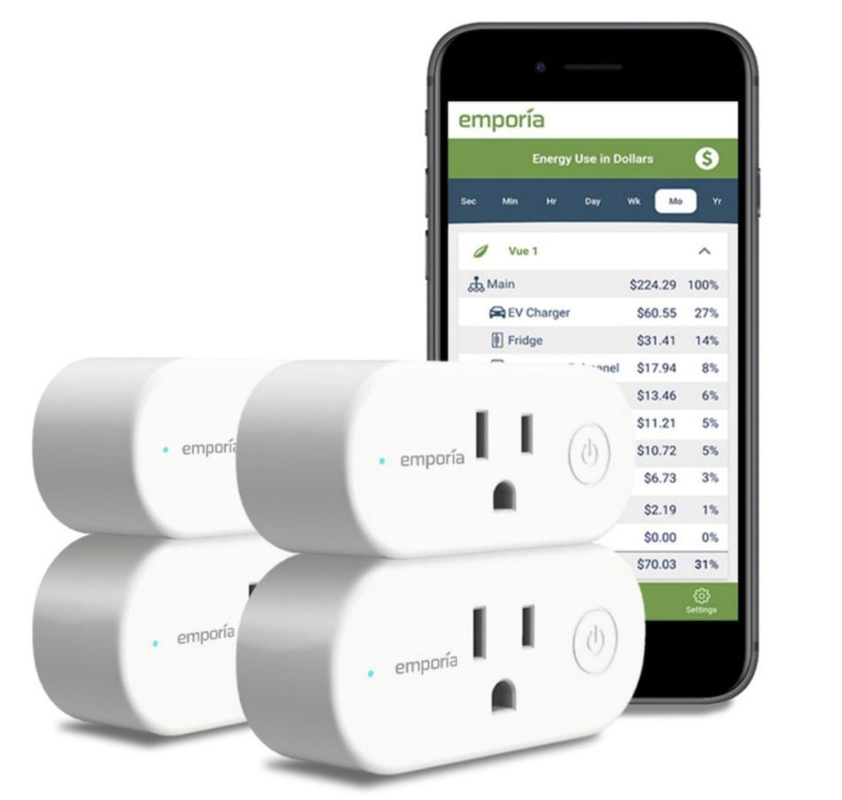 Image 705184.jpg, Product 705-184 / Price $69.99, Emporia Smart Plug with Energy Monitor (4-Pack) on TSC.ca's Electronics department