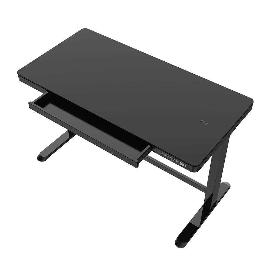 Image 705192_BLK.jpg, Product 705-192 / Price $799.00, Koble Juno Motorized Smart Desk with Qi Wireless Charging on TSC.ca's Home & Garden department