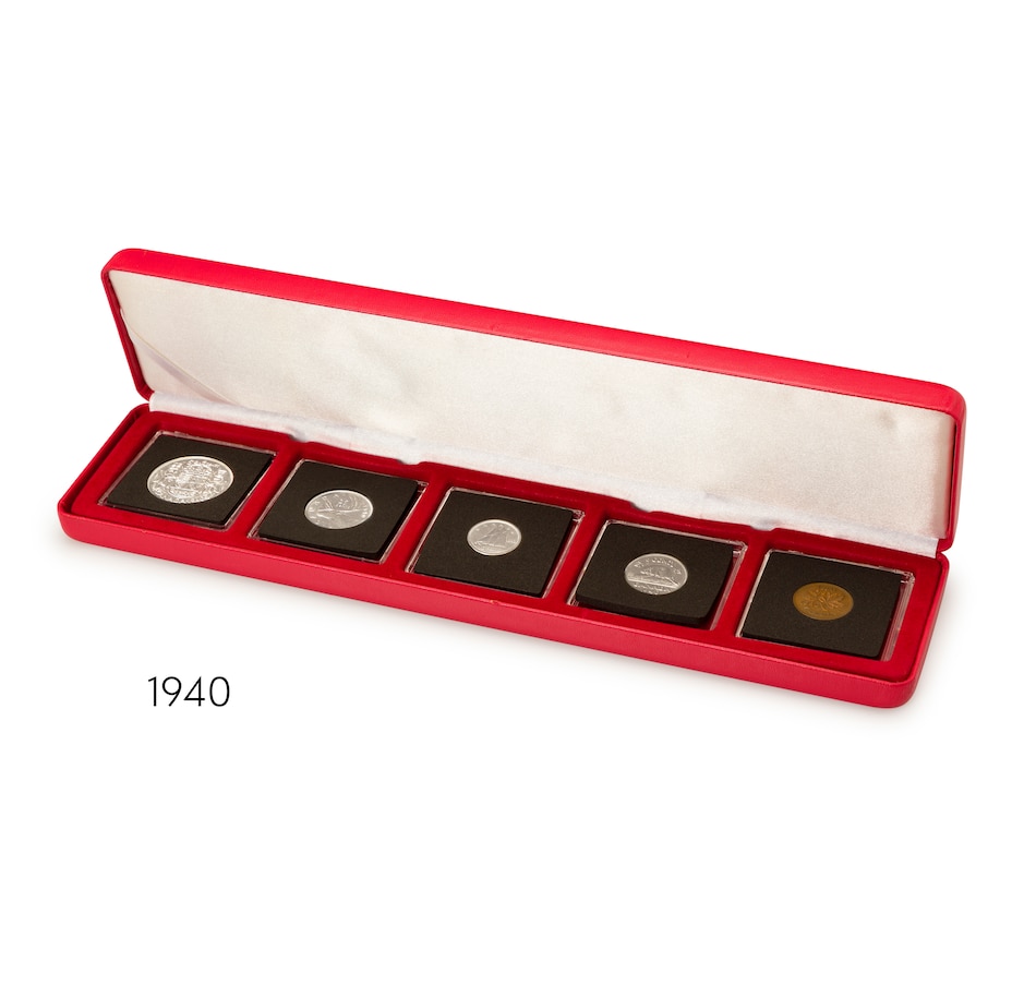 Image 705218_ALTMORE2.jpg, Product 705-218 / Price $499.95, World War II Coin Collection 1939–1945 (37 coins, plus WWII meat ration token) from Canadian Coin & Currency on TSC.ca's Coins department