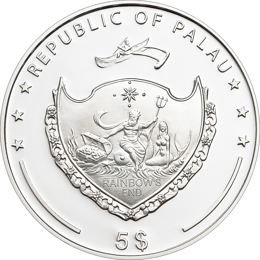 Image 705223_ALTMORE1.jpg, Product 705-223 / Price $129.95, $5 Palau 2009 Mausoleum of Halicarnassus Sterling Silver Coin - Wonder of the Ancient World from Canadian Coin & Currency on TSC.ca's Coins department