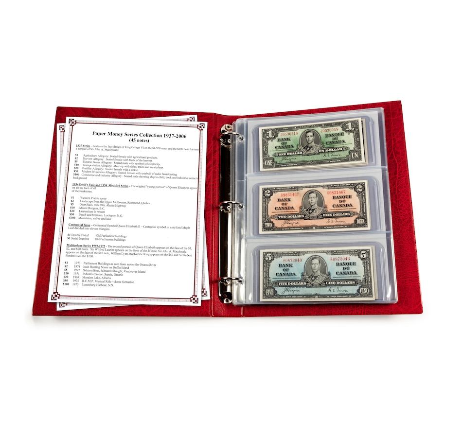 Image 705243_ALTMORE2.jpg, Product 705-243 / Price $4,495.00, Paper Money Series Collection 1937–2006 (45 notes) from Canadian Coin & Currency on TSC.ca's Coins department