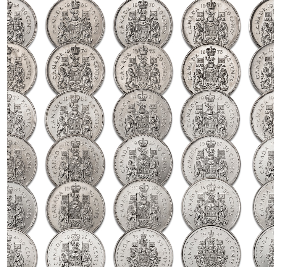 Image 705245_ALTMORE3.jpg, Product 705-245 / Price $229.95, Uncirculated Nickel Dollar Collection 1968–1986 (21 Coins), plus Uncirculated Half-Dollar Collection 1968–2023 (56 coins) from Canadian Coin & Currency on TSC.ca's Coins department
