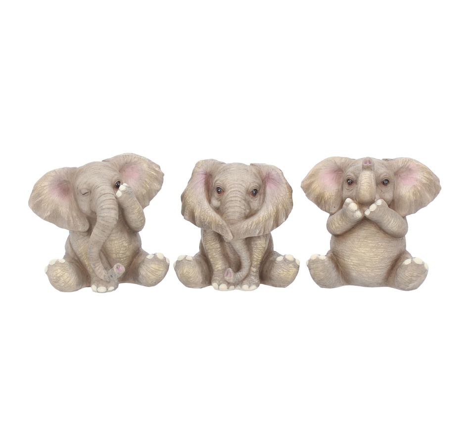 Image 705322.jpg, Product 705-322 / Price $34.99, Nemesis Now Three Baby Elephants Figurine (8 cm) from Nemesis Now on TSC.ca's Toys & Hobbies department