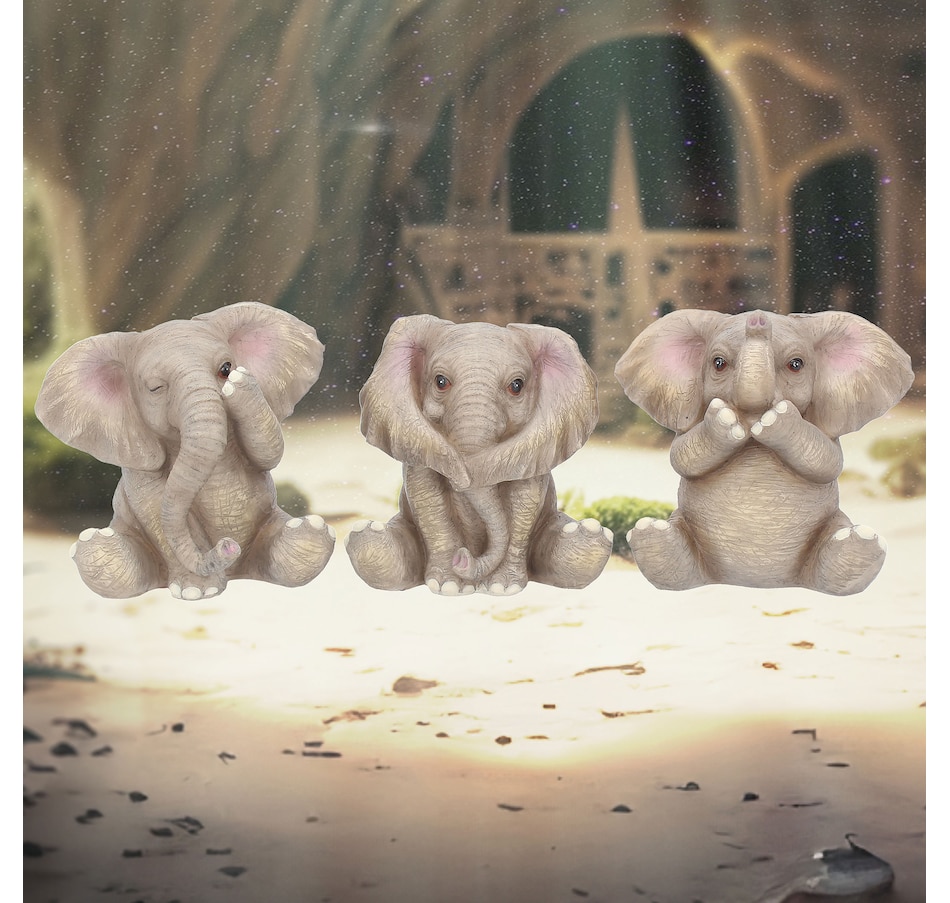 Image 705322_ALTMORE4.jpg, Product 705-322 / Price $34.99, Nemesis Now Three Baby Elephants Figurine (8 cm) from Nemesis Now on TSC.ca's Toys & Hobbies department