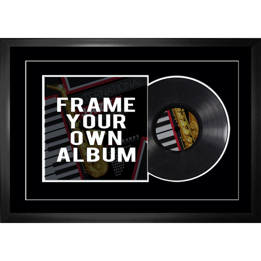 Image 705560.jpg, Product 705-560 / Price $99.99, Vinyl Album Frame Black Mat from Frameworth on TSC.ca's Home & Garden department
