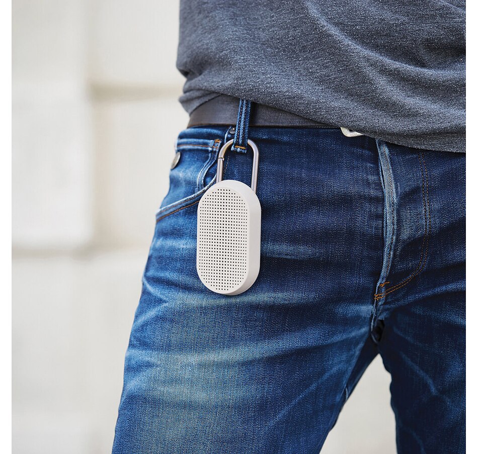 Image 705686_ALTMORE10.jpg, Product 705-686 / Price $64.99, Lexon Mino T with Carabiner Rechargable Bluetooth Speaker from Lexon on TSC.ca's Electronics department
