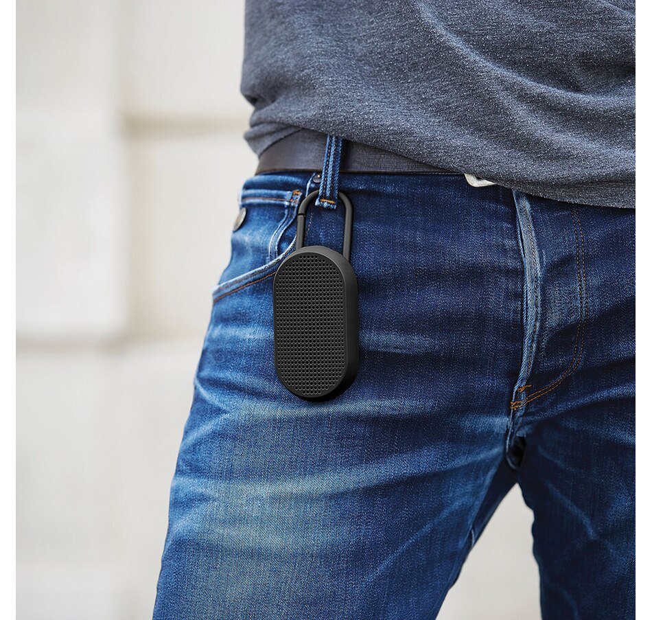 Image 705686_ALTMORE4.jpg, Product 705-686 / Price $64.99, Lexon Mino T with Carabiner Rechargable Bluetooth Speaker from Lexon on TSC.ca's Electronics department
