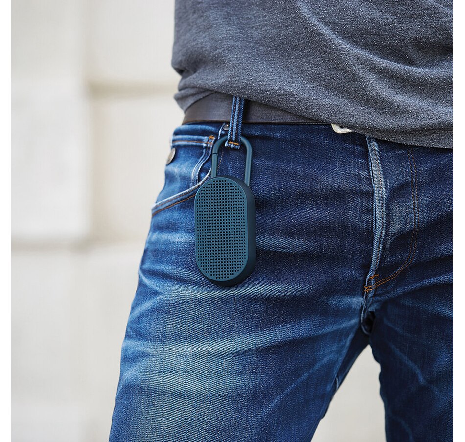 Image 705686_ALTMORE7.jpg, Product 705-686 / Price $64.99, Lexon Mino T with Carabiner Rechargable Bluetooth Speaker from Lexon on TSC.ca's Electronics department