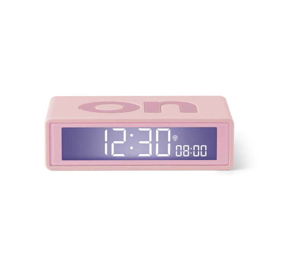 Image 705688_ALTMORE12.jpg, Product 705-688 / Price $49.99, Lexon Flip + Radio-Controlled Reversible LCD Alarm Clock from Lexon on TSC.ca's Electronics department