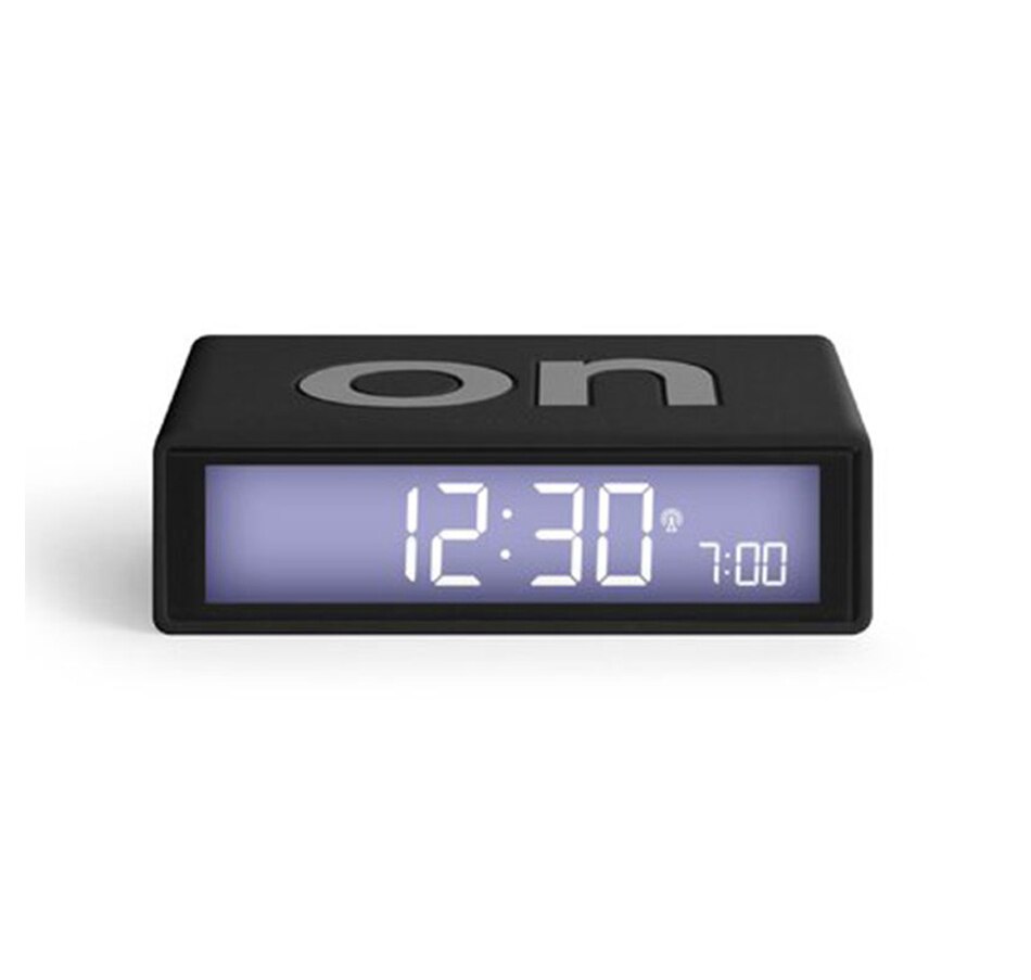 Image 705688_ALTMORE2.jpg, Product 705-688 / Price $49.99, Lexon Flip + Radio-Controlled Reversible LCD Alarm Clock from Lexon on TSC.ca's Electronics department