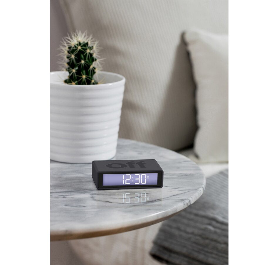 Image 705688_ALTMORE8.jpg, Product 705-688 / Price $49.99, Lexon Flip + Radio-Controlled Reversible LCD Alarm Clock from Lexon on TSC.ca's Electronics department