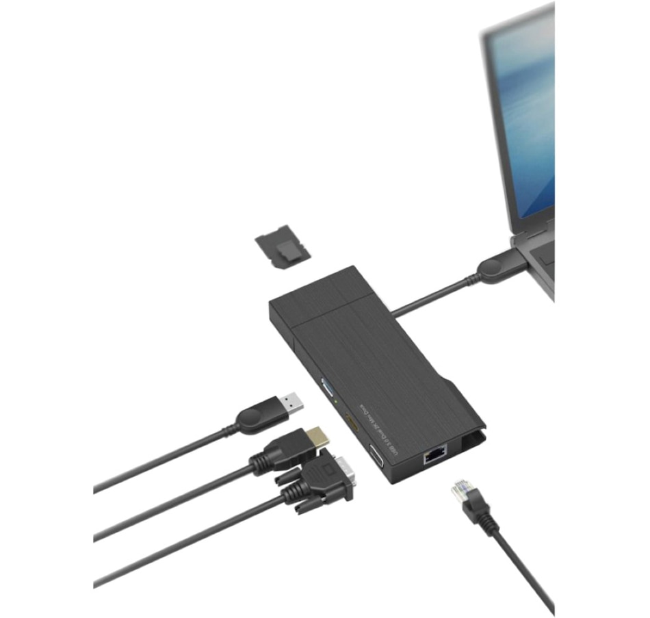 Image 705701_ALTMORE1.jpg, Product 705-701 / Price $119.99, VisionTek VT100 Universal USB 3.0 Portable Dock (901200) on TSC.ca's Electronics department