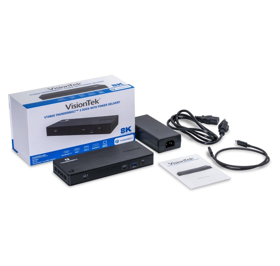 Image 705709_ALTMORE3.jpg, Product 705-709 / Price $329.99, VisionTek VT4800 Dual Display Thunderbolt 3 and USB-C Universal Docking Station (901292) on TSC.ca's Electronics department