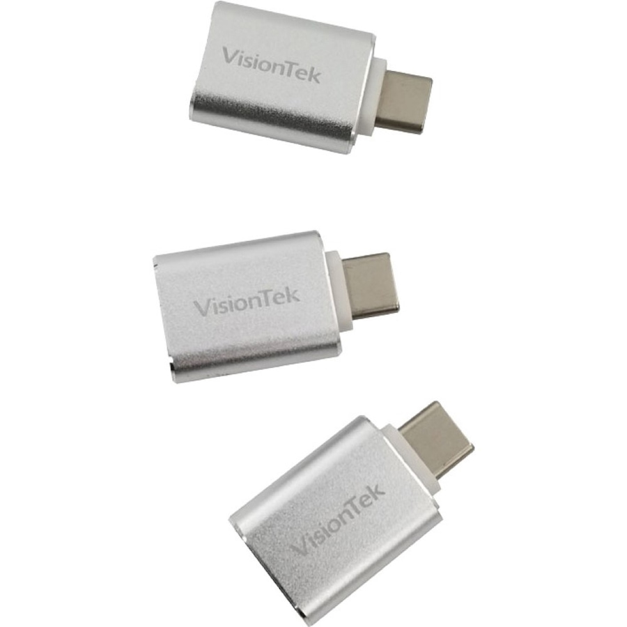 Image 705730.jpg, Product 705-730 / Price $24.99, VisionTek USB-C to USB-A Adapter (Male to Female, 3-Pack, 901224) from VisionTek on TSC.ca's Electronics department