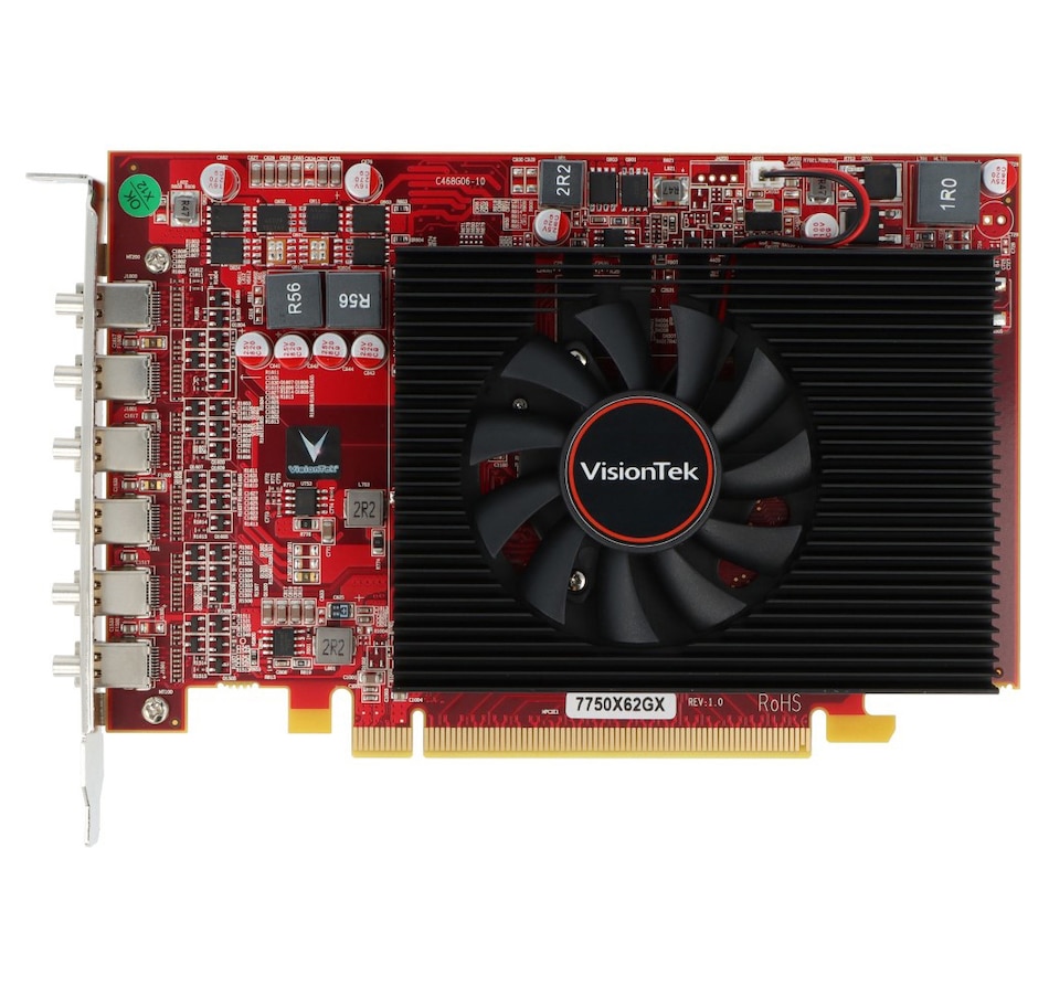 Image 705733_ALTMORE1.jpg, Product 705-733 / Price $359.99, VisionTek Radeon 7750 2GB GDDR5 PCIe 3.0 4K x6 Display Graphics Card (900614) on TSC.ca's Electronics department