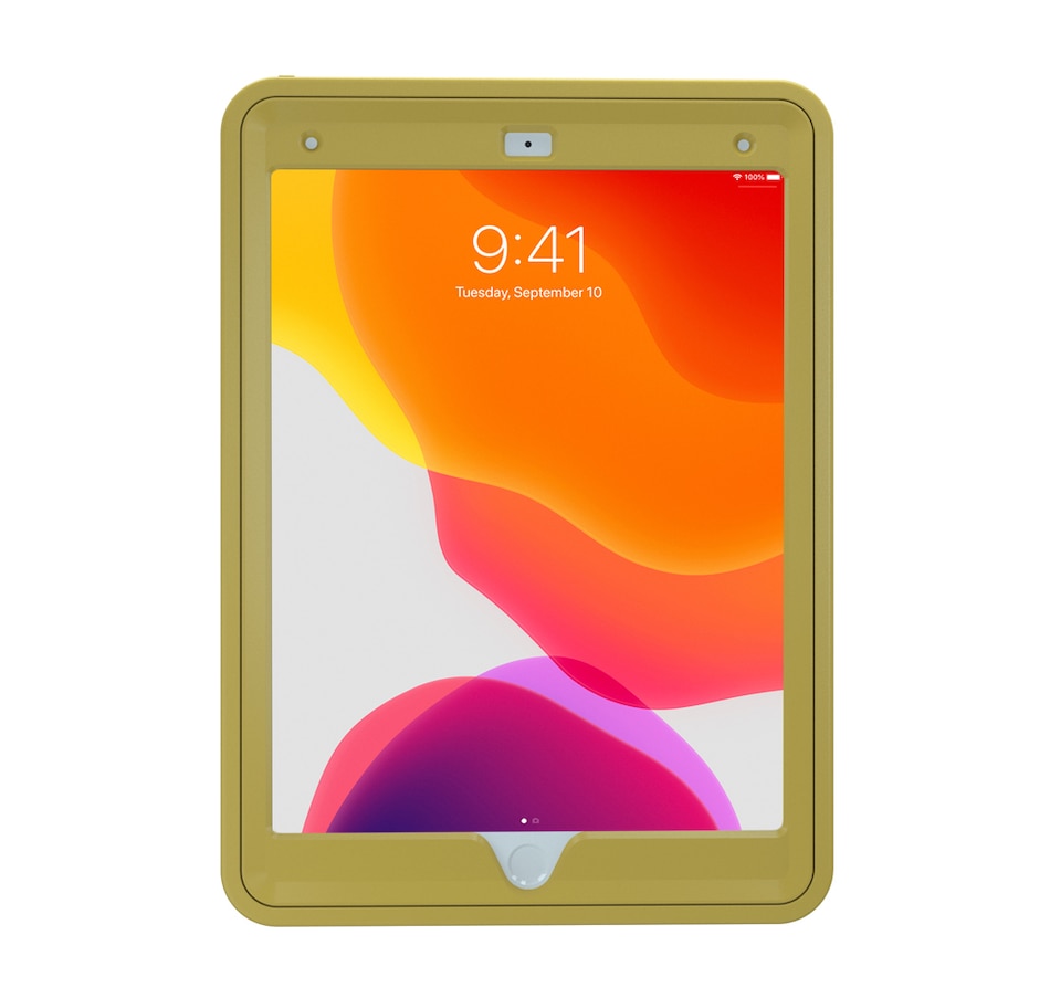 Image 705749_YEL.jpg, Product 705-749 / Price $59.99, CTA Digital Protective Case with Built-in 360-degree Rotatable Grip Kickstand for iPad on TSC.ca's Electronics department