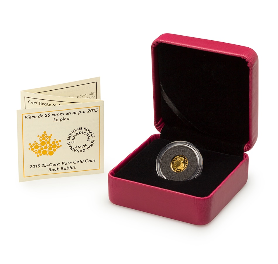 Image 705787_ALTMORE1.jpg, Product 705-787 / Price $199.95, 2015 25-Cent Rock Rabbit Pure Gold Coin from Royal Canadian Mint (RCM) on TSC.ca's Coins department