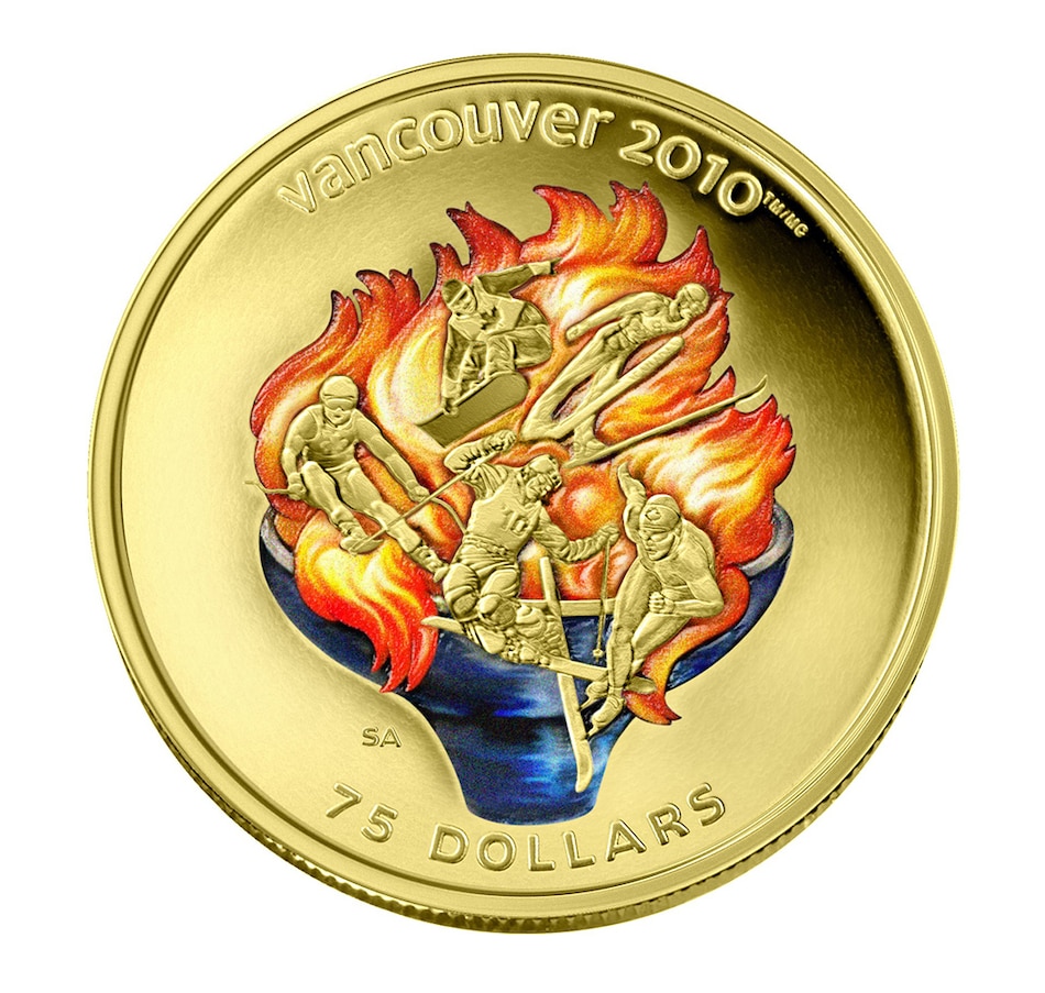 Image 705803_ALTMORE12.jpg, Product 705-803 / Price $7,995.00, 2007–2009 $75 Gold Coins Vancouver 2010 Olympic Winter Games from Royal Canadian Mint (RCM) on TSC.ca's Coins department