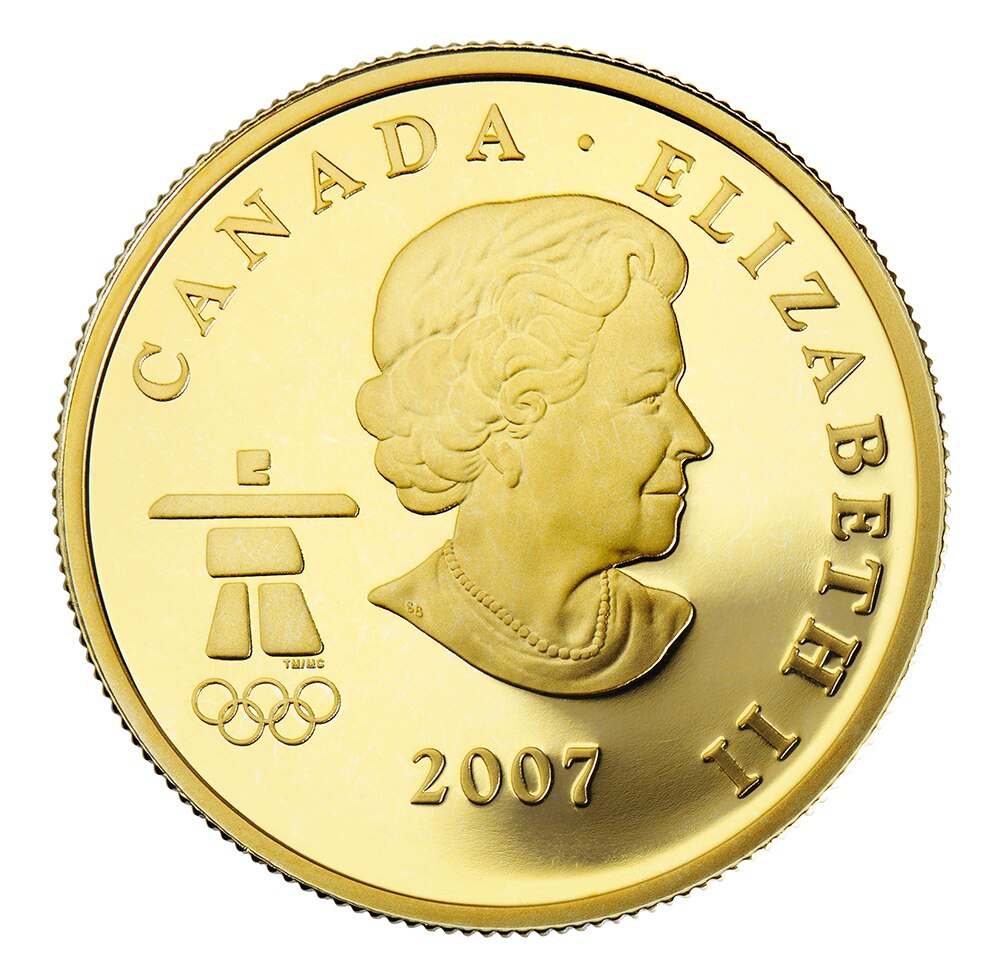2007–2009 $75 Gold Coins Vancouver 2010 Olympic Winter Games