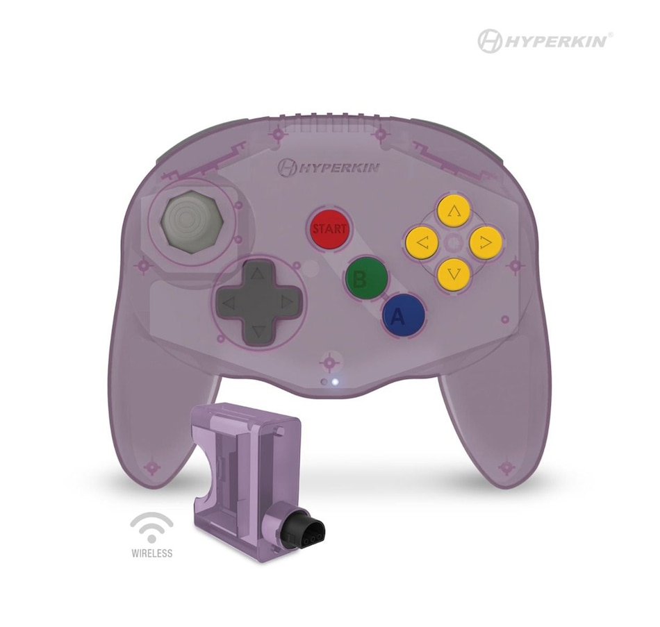 Image 705815_ALTMORE3.jpg, Product 705-815 / Price $49.99, Hyperkin Admiral Premium BT Controller for N64 (Amethyst Purple) on TSC.ca's Electronics department