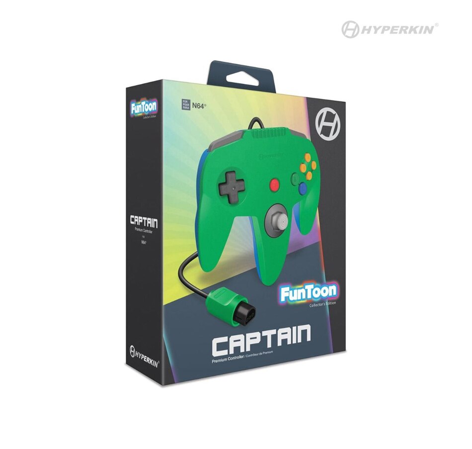 Image 705816_ALTMORE2.jpg, Product 705-816 / Price $29.99, Hyperkin Captain Premium Controller Funtoon Collectors Edition for N64 (Hero Brown) on TSC.ca's Electronics department