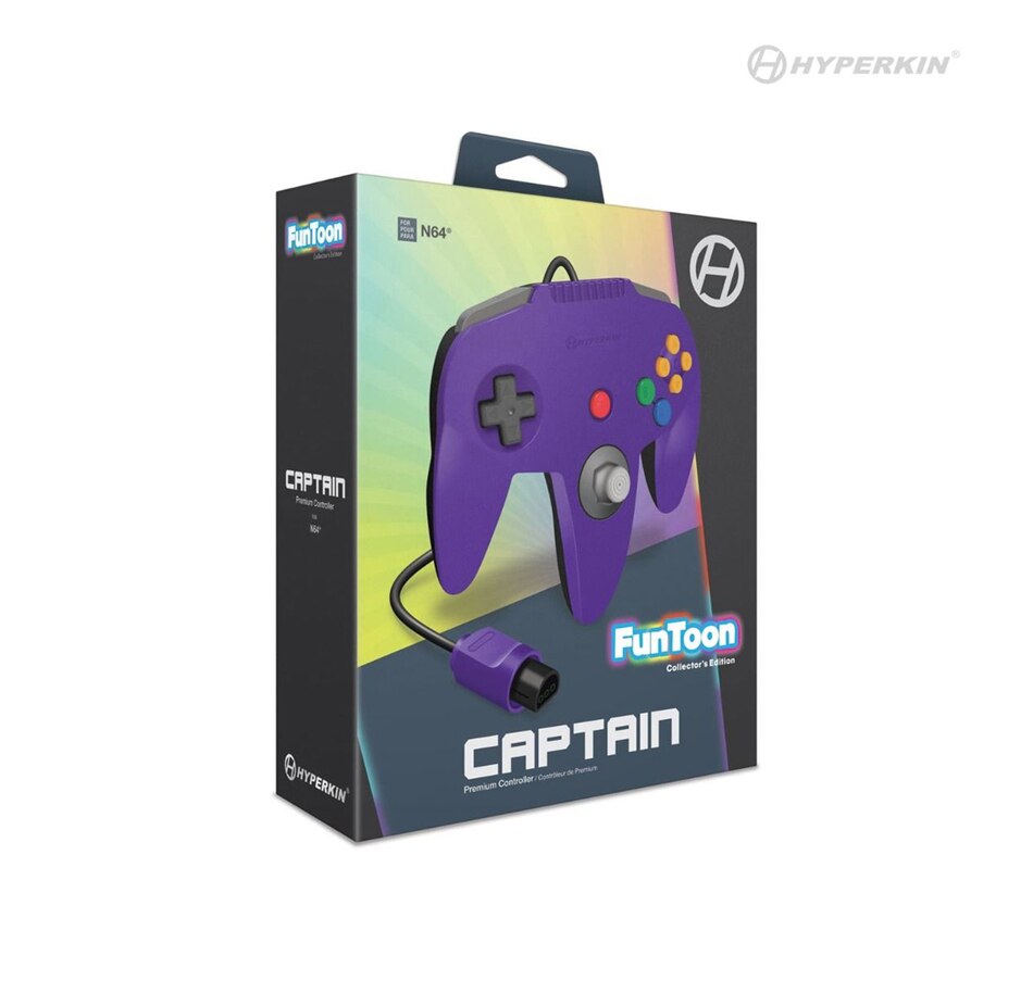 Image 705816_ALTMORE4.jpg, Product 705-816 / Price $29.99, Hyperkin Captain Premium Controller Funtoon Collectors Edition for N64 (Hero Brown) on TSC.ca's Electronics department