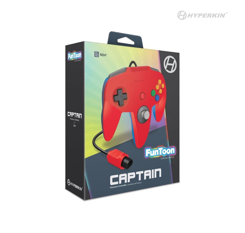 Image 705816_ALTMORE5.jpg, Product 705-816 / Price $29.99, Hyperkin Captain Premium Controller Funtoon Collectors Edition for N64 (Hero Brown) on TSC.ca's Electronics department
