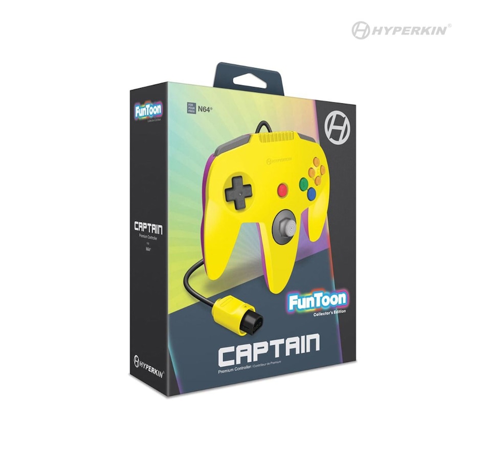 Image 705816_ALTMORE6.jpg, Product 705-816 / Price $29.99, Hyperkin Captain Premium Controller Funtoon Collectors Edition for N64 (Hero Brown) on TSC.ca's Electronics department