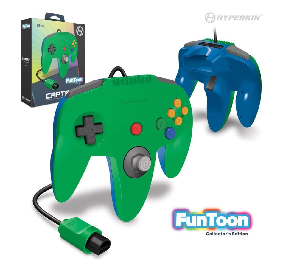 Image 705816_GRN.jpg, Product 705-816 / Price $29.99, Hyperkin Captain Premium Controller Funtoon Collectors Edition for N64 (Hero Brown) on TSC.ca's Electronics department