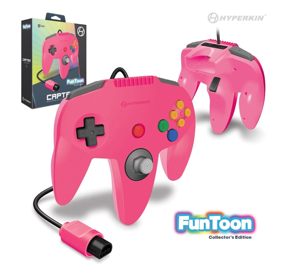 Image 705816_PNK.jpg, Product 705-816 / Price $29.99, Hyperkin Captain Premium Controller Funtoon Collectors Edition for N64 (Hero Brown) on TSC.ca's Electronics department