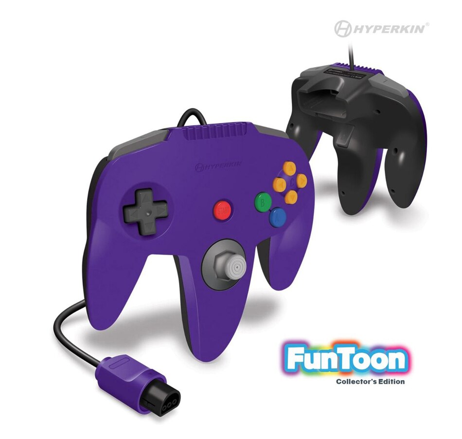 Image 705816_PUR.jpg, Product 705-816 / Price $29.99, Hyperkin Captain Premium Controller Funtoon Collectors Edition for N64 (Hero Brown) on TSC.ca's Electronics department
