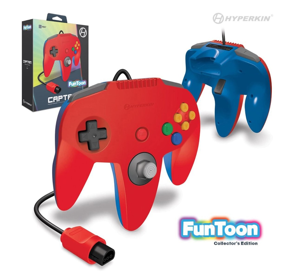Image 705816_RED.jpg, Product 705-816 / Price $29.99, Hyperkin Captain Premium Controller Funtoon Collectors Edition for N64 (Hero Brown) on TSC.ca's Electronics department