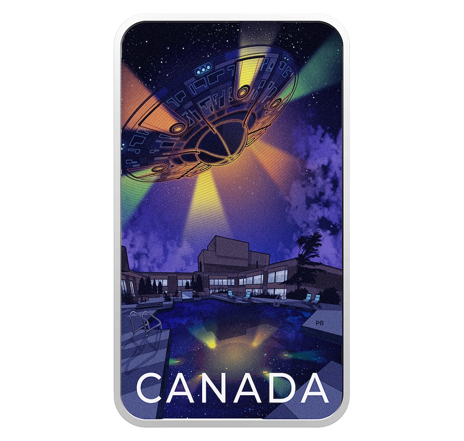 Image 705820_ALTMORE2.jpg, Product 705-820 / Price $129.95, 2021 $20 Fine Silver Coin Canada’s Unexplained Phenomena: The Montreal Incident from Royal Canadian Mint (RCM) on TSC.ca's Coins department