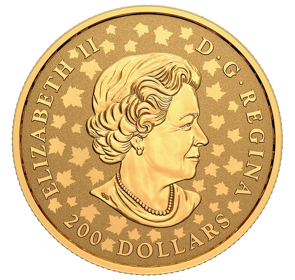 Image 705821_ALTMORE1.jpg, Product 705-821 / Price $4,199.95, 2021 $200 Pure Gold Piedfort Maple Leaf Celebration Coin from Royal Canadian Mint (RCM) on TSC.ca's Coins department