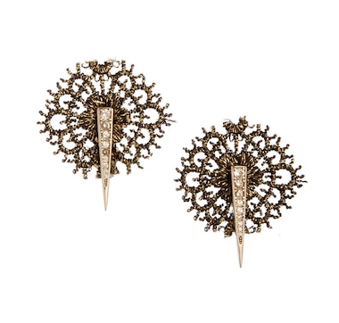 Kim Smiley Dagger Earrings