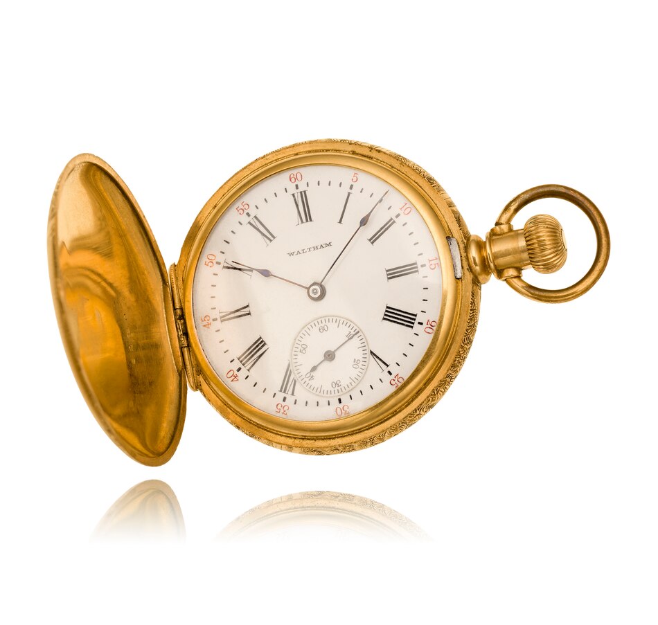 tsc.ca - 14KT Yellow Gold AMERICAN WALTHAM Pocket Watch