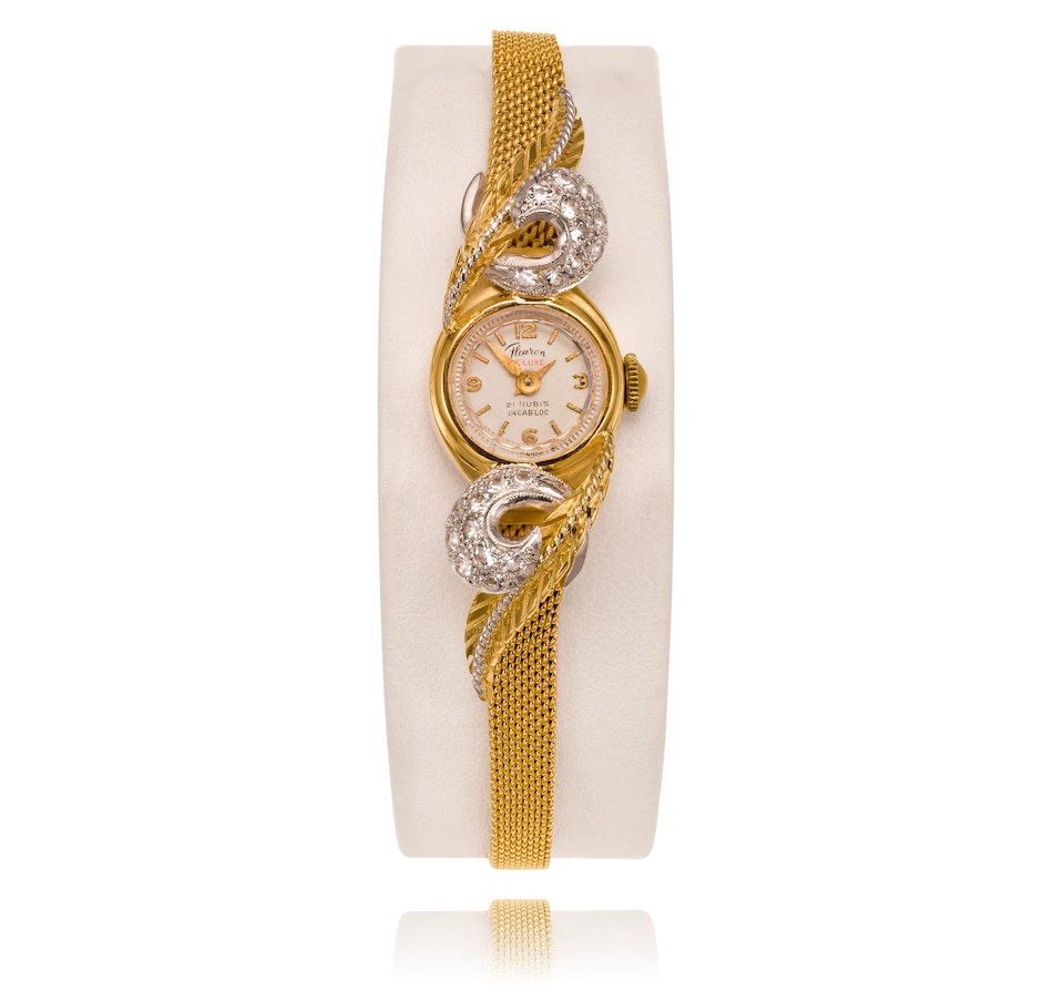 Jewellery - Watches - Women's - Lady's 18KT Yellow Gold Fleuron Deluxe ...