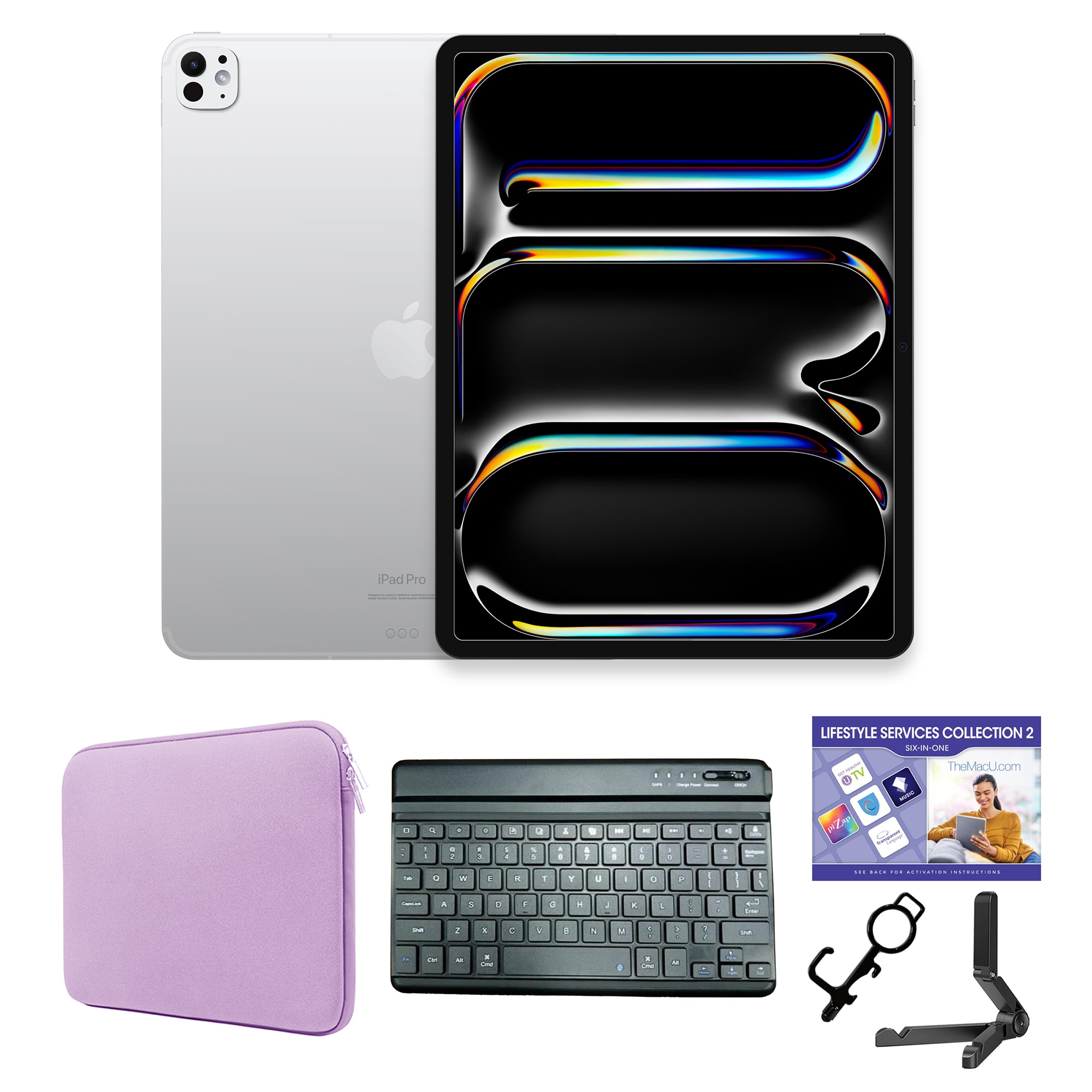 iPad Pro13.0 M4 新品 Wi-Fi AppleCare 13-inch iPad Pro Wi-Fi 256GB Standard Glass - Silver (M4) – Power