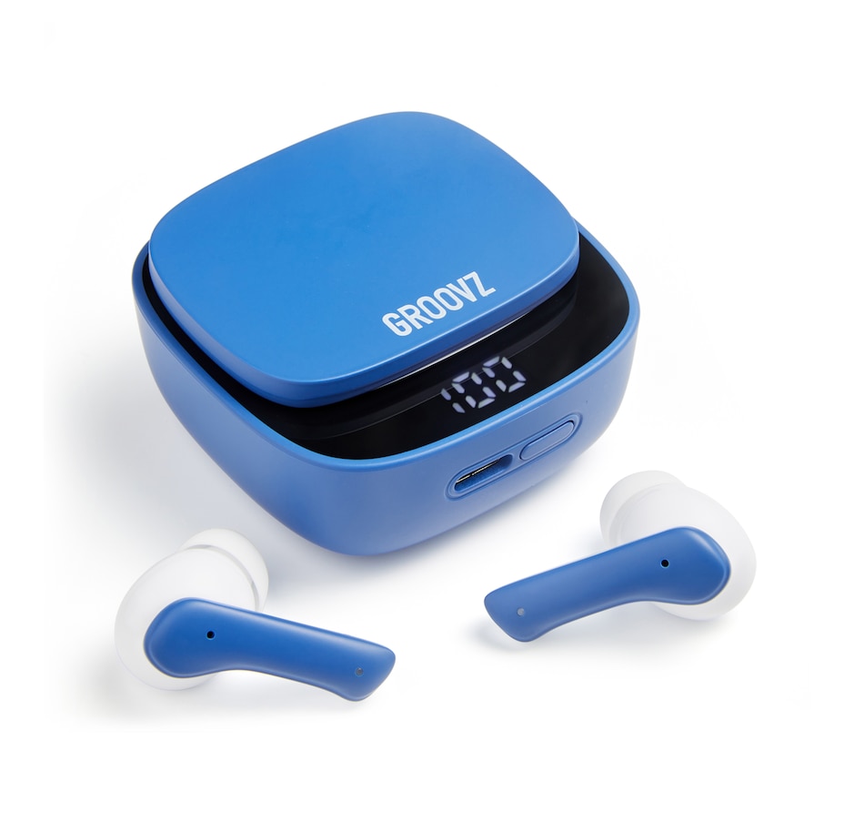 Image 706208_BLU.jpg, Product 706-208 / Price $69.99, Groovz True Wireless In-Ear Earbuds-Charging Case from Groovz on TSC.ca's Electronics department