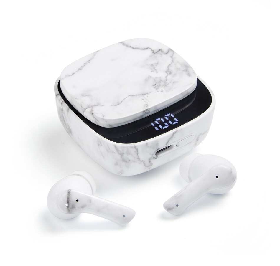 Image 706208_MRBL.jpg, Product 706-208 / Price $69.99, Groovz True Wireless In-Ear Earbuds-Charging Case from Groovz on TSC.ca's Electronics department