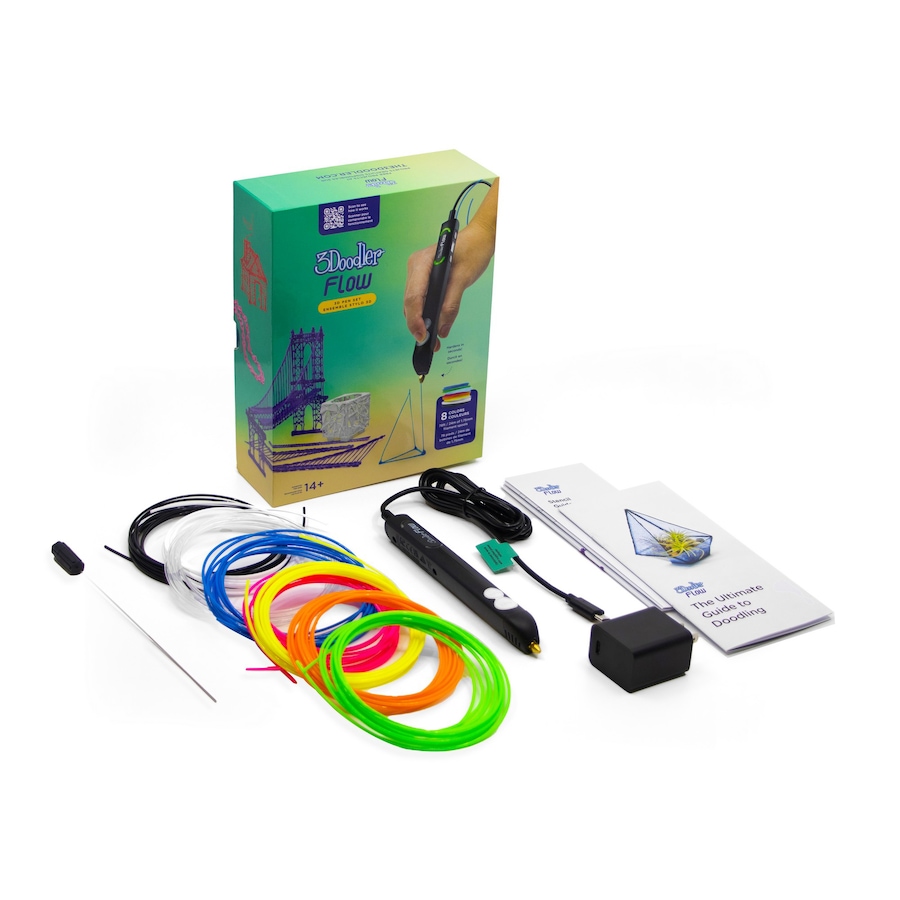 Image 706237.jpg, Product 706-237 / Price $119.99, 3Doodler Flow Pen Set (1.75mm spools) from 3Doodler on TSC.ca's Toys & Hobbies department