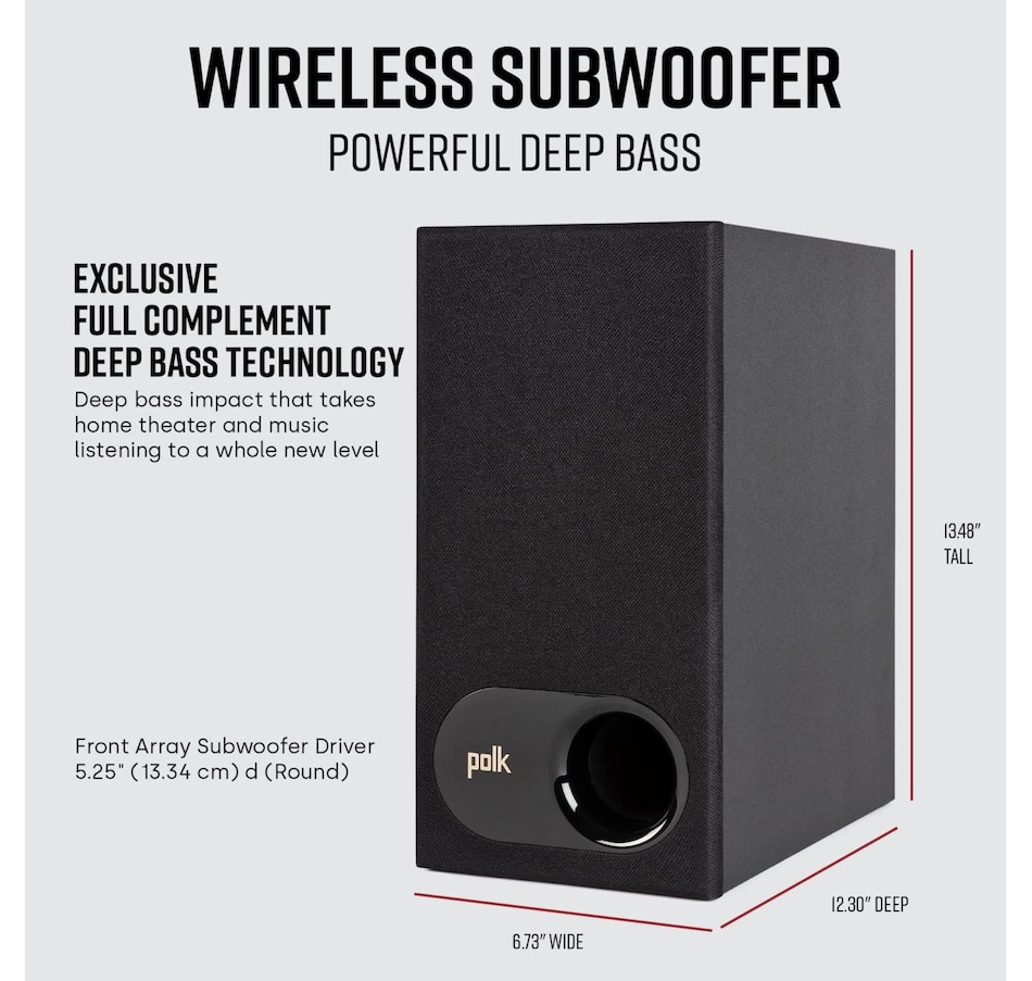 Image 706250_ALTMORE2.jpg, Product 706-250 / Price $279.00, Polk Audio Signa S2 2.1-Channel Ultra-Slim Soundbar from Polk Audio on TSC.ca's Electronics department