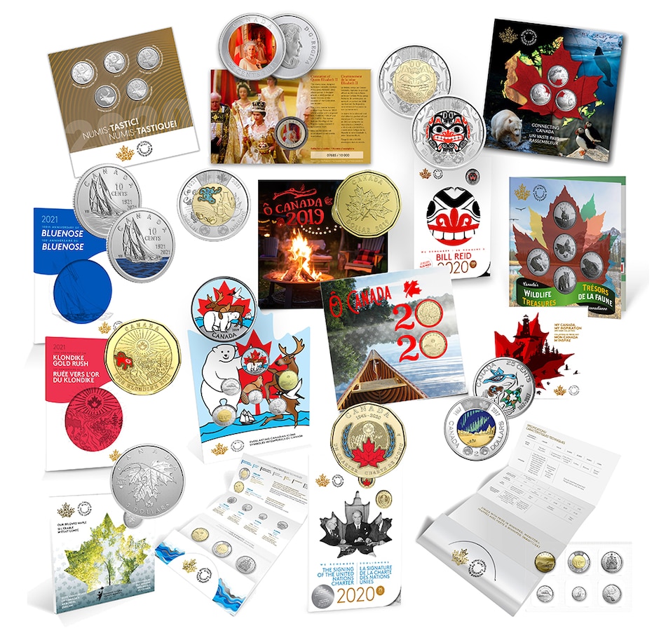 Image 706450.jpg, Product 706-450 / Price $410.20, Celebrate Canada Royal Canadian Mint Bundle from Royal Canadian Mint on TSC.ca's Coins department