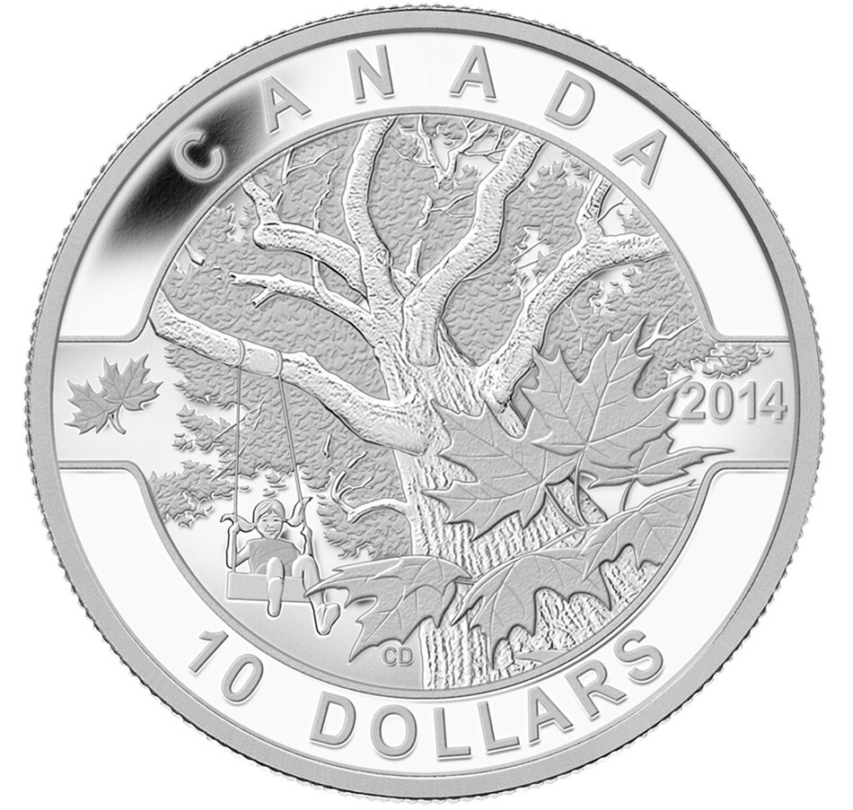 Image 706467.jpg, Product 706-467 / Price $39.95, $10 2014 Fine Silver Coin - Down by the Old Maple Tree from Royal Canadian Mint on TSC.ca's Coins department