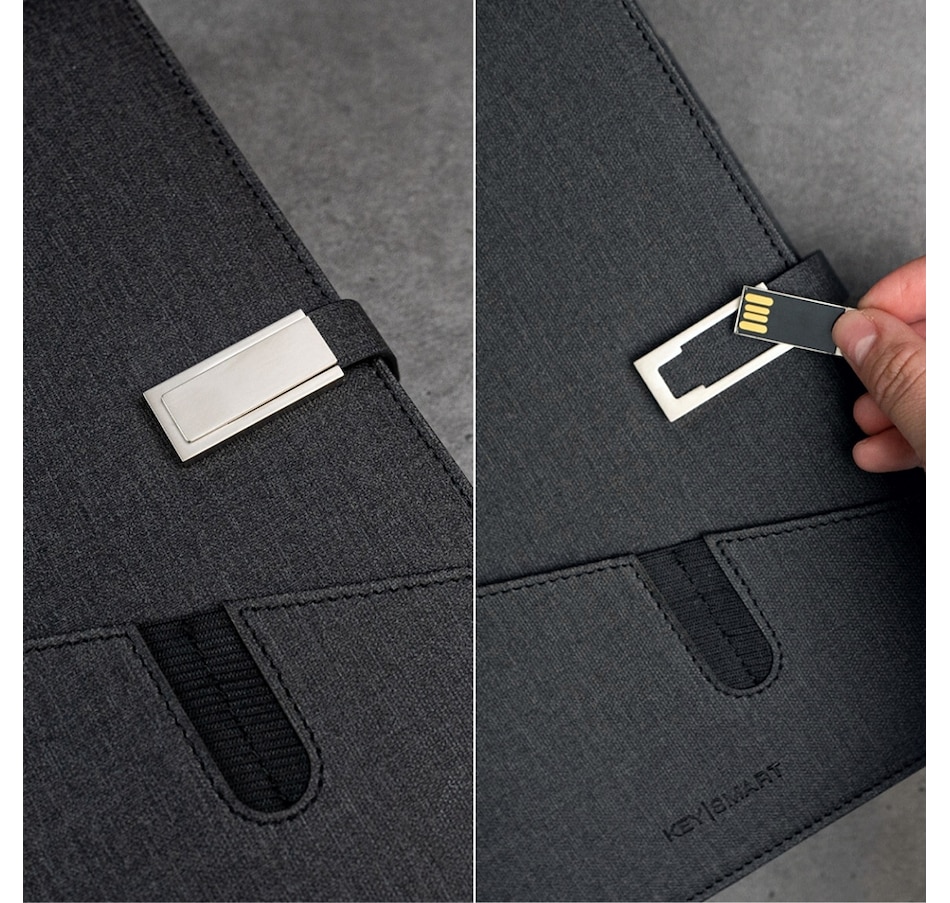 Image 706492_ALTMORE4.jpg, Product 706-492 / Price $149.99, KeySmart ChargeBook Notebook Organizer with Wireless Charger from KeySmart on TSC.ca's Electronics department