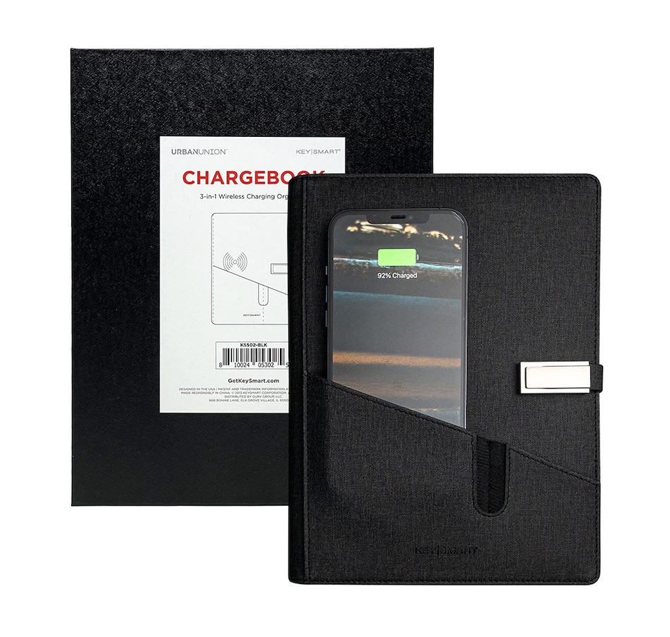 Image 706492_ALTMORE5.jpg, Product 706-492 / Price $149.99, KeySmart ChargeBook Notebook Organizer with Wireless Charger from KeySmart on TSC.ca's Electronics department