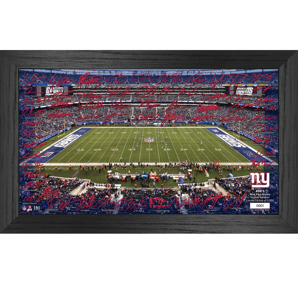 Image 706581.jpg, Product 706-581 / Price $94.99, New York Giants 2021 Signature Gridiron Collection from Highland Mint on TSC.ca's Sports department