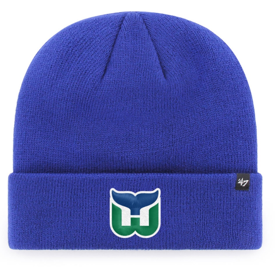 Image 706648.jpg, Product 706-648 / Price $34.99, '47 NHL Raised Cuff Knit Hat Hartford Whalers from 47 Brand on TSC.ca's Sports department