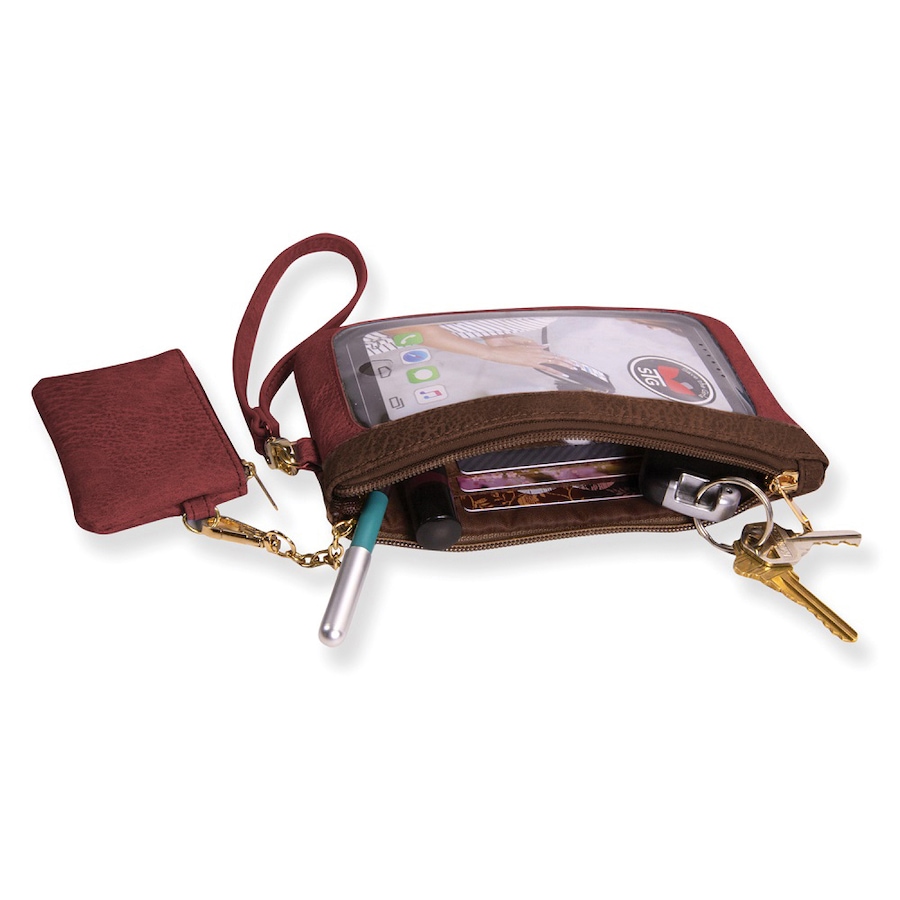 Image 706742_ALTMORE3.jpg, Product 706-742 / Price $62.99, Save the Girls Catchy Clutch Touchscreen Purse and Wristlet from Save the Girls on TSC.ca's Fashion department