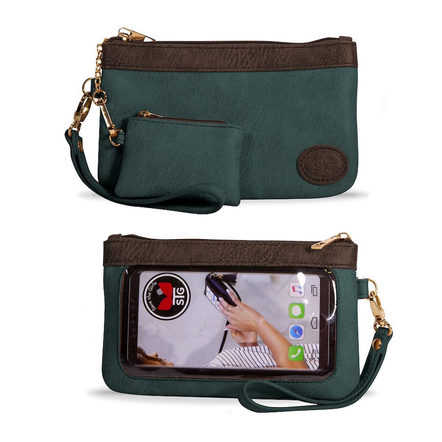 Image 706742_BLGBY.jpg, Product 706-742 / Price $62.99, Save the Girls Catchy Clutch Touchscreen Purse and Wristlet from Save the Girls on TSC.ca's Fashion department